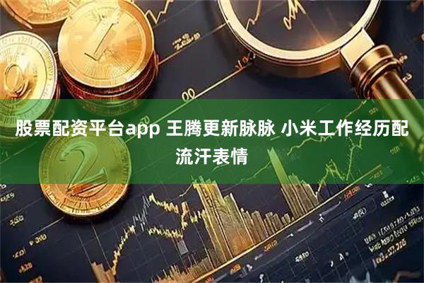 股票配资平台app 王腾更新脉脉 小米工作经历配流汗表情