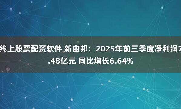 线上股票配资软件 新宙邦：2025年前三季度净利润7.48亿元 同比增长6.64%